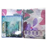 Штора для ванной комнаты SHOWER CURTAIN с водоотталкивающей пропиткой 180x180см ассорти             