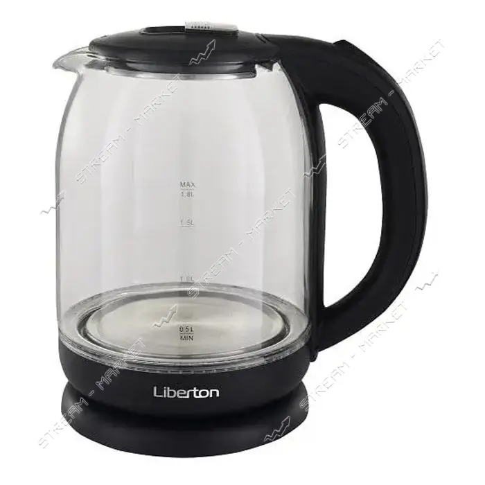 Электрочайник Liberton LEK-6808 1500Вт 1.8л стекло                                                  