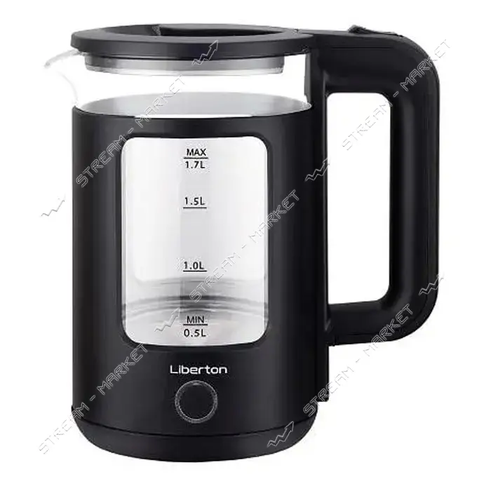 Электрочайник Liberton LEK-6831 1500Вт 1.7л стекло