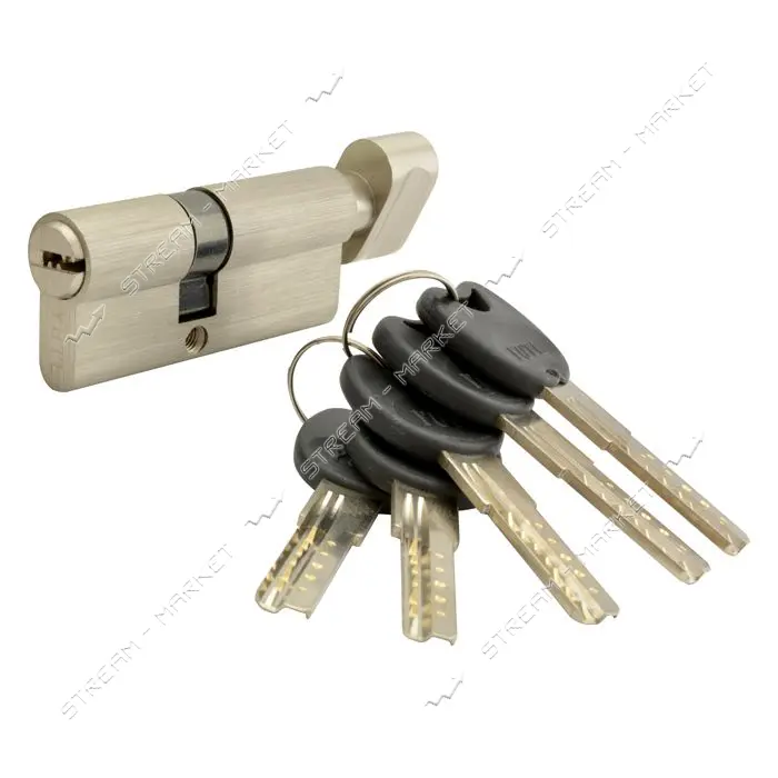 Секрет YU-TL цинк ZN/BR 70-SN 30/40Т ключ/поворот 5 ключей никель