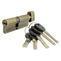 Секрет YU-TL цинк ZN/BR 80-АВ (35/45T ключ/поворот 5 ключей бронза                                  