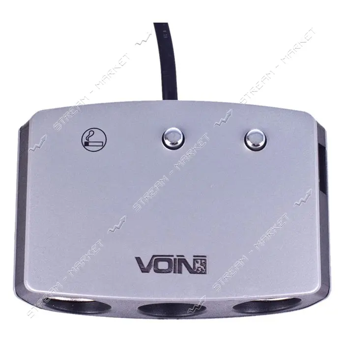 Разветвитель прикуривателя Voin SC-3005 3 выхода плюс 1USB 2400mA 12/24V