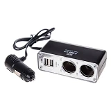 Разветвитель прикуривателя Voin WF-0030 2 выхода плюс 2 USB 1000 mA предохранитель
