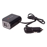 Разветвитель прикуривателя Voin SC-2069 2 выхода плюс 2USB 2100mA 12/24V                            