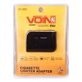 Разветвитель прикуривателя Voin SC-2069 2 выхода плюс 2USB 2100mA 12/24V                            