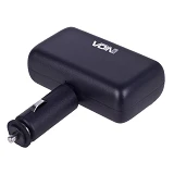 Разветвитель прикуривателя Voin SC-2004 2 выхода плюс 2USB 2400mA 12/24V                            