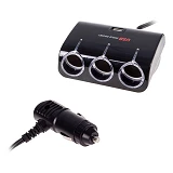 Разветвитель прикуривателя Voin SC-3073 3 выхода плюс 1USB 1000mA 12/24V                            