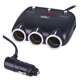 Разветвитель прикуривателя Voin SC-3003 3 выхода плюс 2USB 2400 mA 12/24V