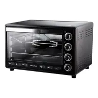 Электродуховка Liberton LEO-650 65л конвекция вертел подсветка Black                                