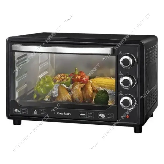 Электродуховка Liberton LEO-380 38л Black