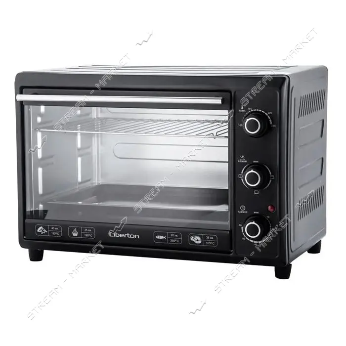 Электродуховка Liberton LEO-400 40л Black