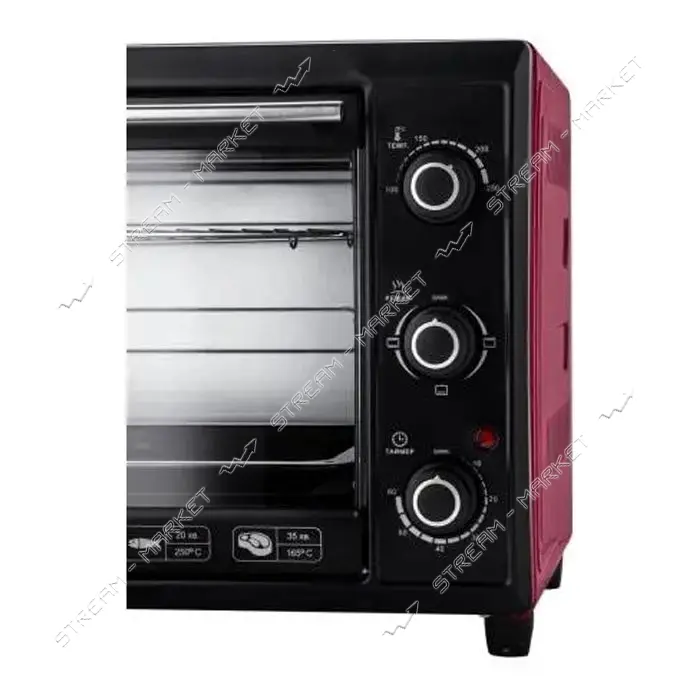 Электродуховка Liberton LEO-400 40л Red                                                             