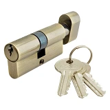 Секрет узкий цинковый SOFIA 13-61 60 30/30 английский ключ/поворот 3 ключа бронза