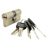 Секрет YU-TL цинк ZN/BR 60 30/30 ключ/ключ 5 ключей сатин                                           