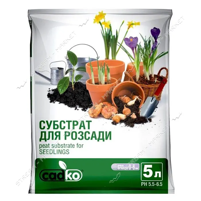 Субстракт для рассады Садко 5л                                                                      
