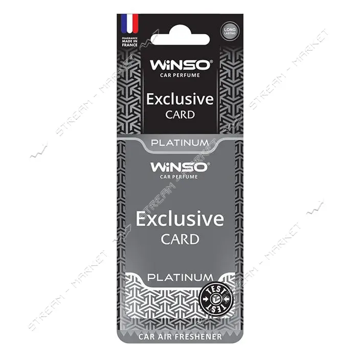 Ароматизатор целлюлозный Winso Card Exclusive Platinum 6г                                           