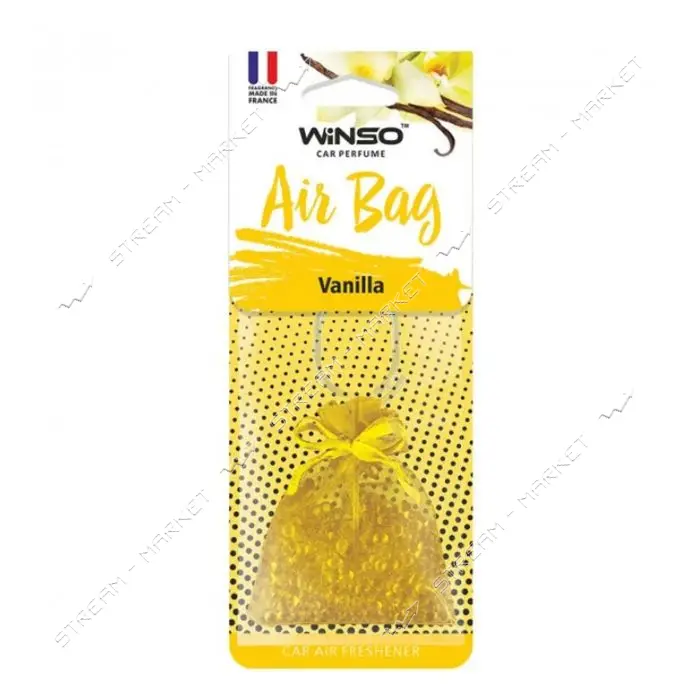 Ароматизатор Winso Air Bag с ароматизированными гранулами Vanila 20мл