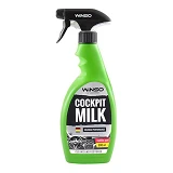 Полироль-молочко для пластика торпеды Winso Cockpit milk 500мл Bubble gum