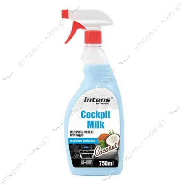 Полироль-молочко для пластика торпеды Winso Cockpit milk 750мл Coconut                              