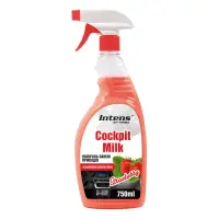 Полироль-молочко для пластика торпеды Winso Cockpit milk 750мл Strawberry                           