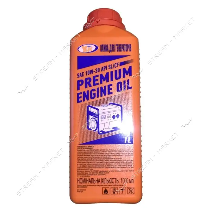 Масло для генераторов УНК PREMIUM ENGINE OIL 10W30 SL/CF 1л                                         