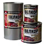 Битумно-каучуковый металлизированный автоантикор Velvana Велкор Стабил бронза 1.8кг