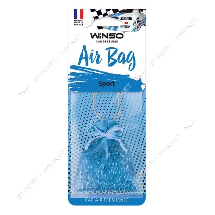 Ароматизатор Winso Air Bag с ароматизированными гранулами Sport 20мл                                