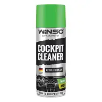 Полироль для пластика торпеды Winso Cockpit Cleaner 450мл лимон                                     