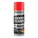 Полироль для пластика торпеды Winso Cockpit Cleaner 450мл клубника