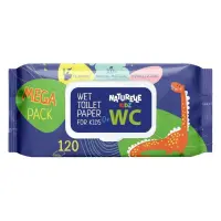 Салфетки влажные Naturelle Kidz детские Туалетные 120шт                                             