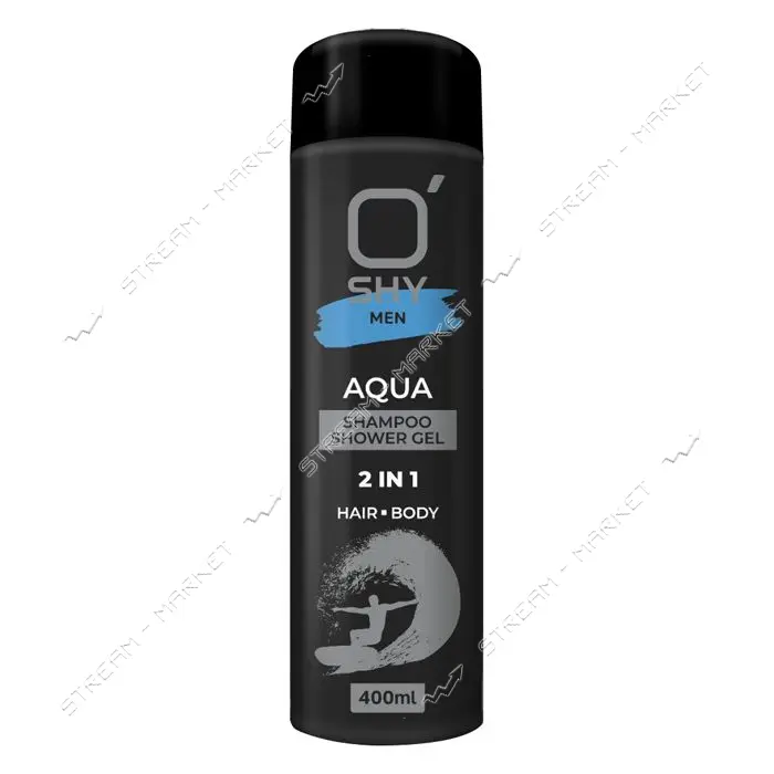 Шампунь-гель для душа Oshy MEN 2 in 1 AQUA 400мл
