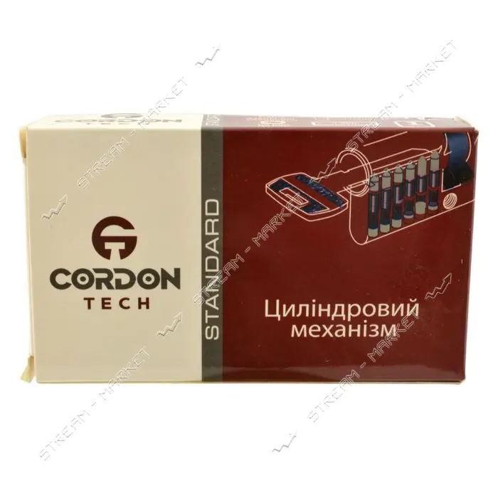 Секрет латунный CordonTech BM-80-СR 35/45 лазерный ключ/ключ хром                                   