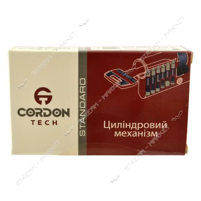 Секрет латунный CordonTech BM-80-G 35/45 лазерный ключ/ключ золото                                  