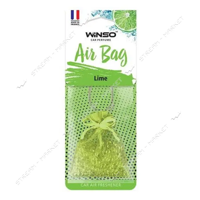 Ароматизатор Winso Air Bag с ароматизированными гранулами Lime 20мл