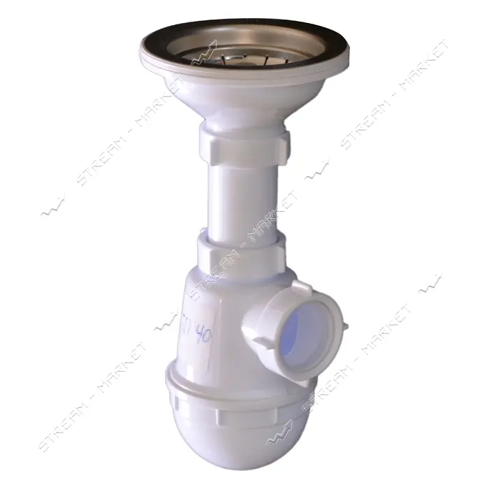 Сифон Extra Plast МЕБП-40 3-1/2"x40 с резьбовым выпуском                                            