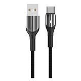 Кабель Aspor AC-10 Type-C Nylon 1.2м черный                                                         