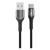 Кабель Aspor AC-10 Type-C Nylon 1.2м черный                                                         