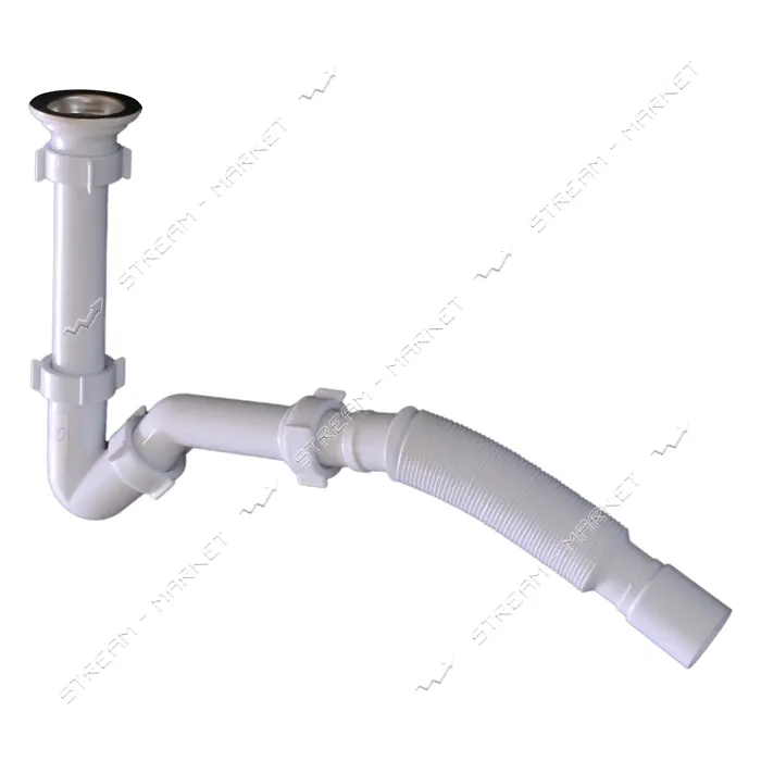 Сифон для биде с гофротрубкой Extra Plast Биде 32-40 32x40