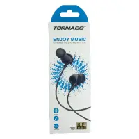 Проводные наушники Tornado TS1 черные