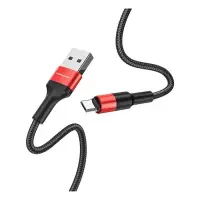 Кабель Tornado Type-C TX7 Nylon 3A 1м черно-красный                                                 