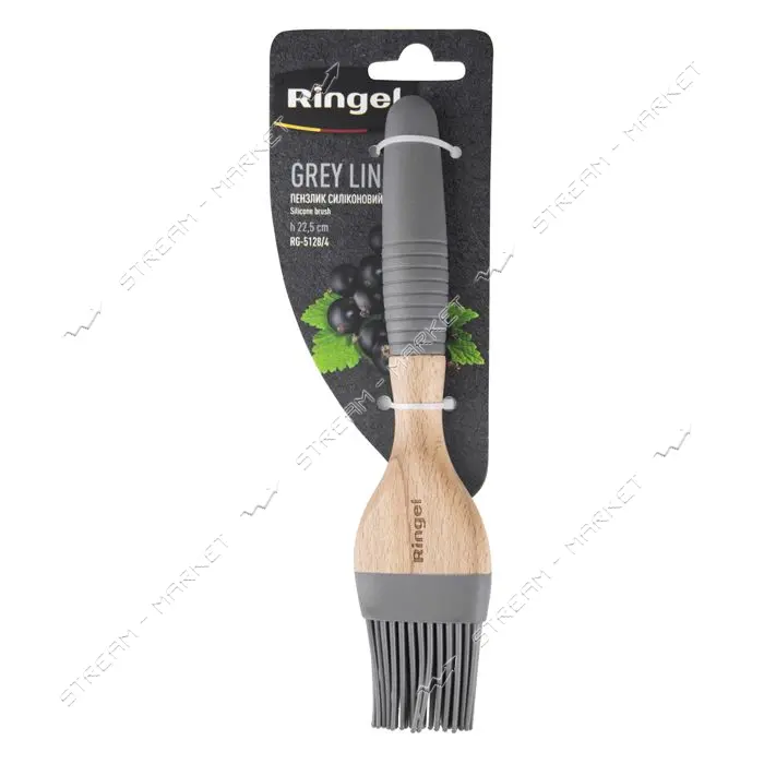 Кисточка Ringel RG-5128/4 силикон/дерево 22.5см                                                     