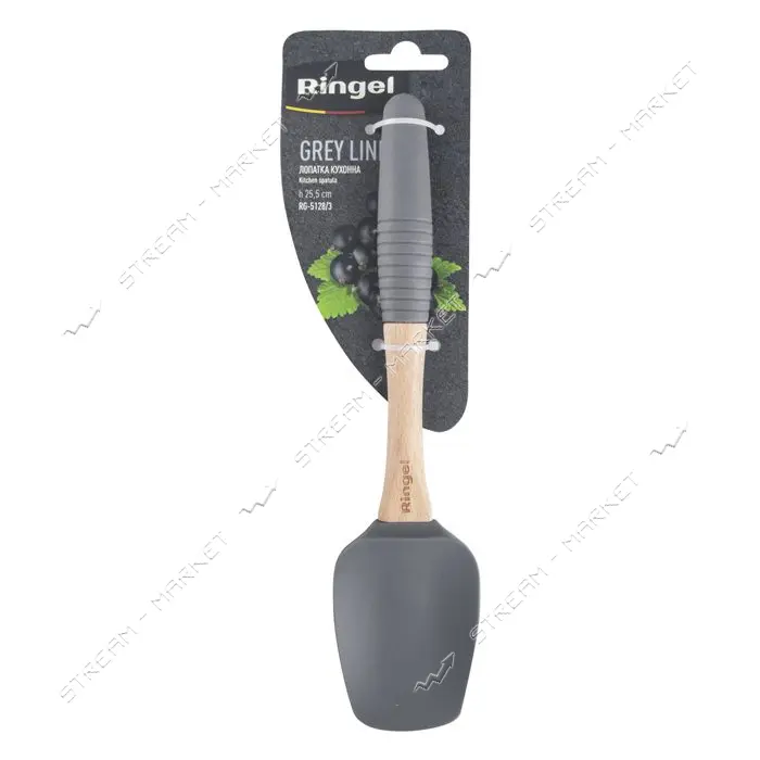 Лопатка Ringel RG-5128/3 L25.5см силикон/дерево