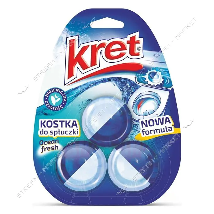 Таблетка для сливного бачка Kret Ocean Fresh 3х50г