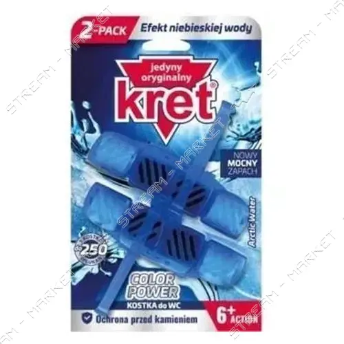 Туалетный блок для унитаза Kret Arctic Water  2х40г                                                 