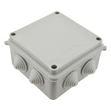 Коробка распределительная наружного монтажа Р9 100х100х70 без клеммы 40шт в мешке IP-44 1-сорт      