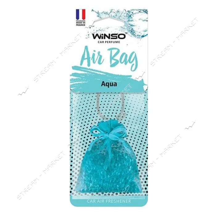 Ароматизатор Winso Air Bag с ароматизированными гранулами AQUA 20мл