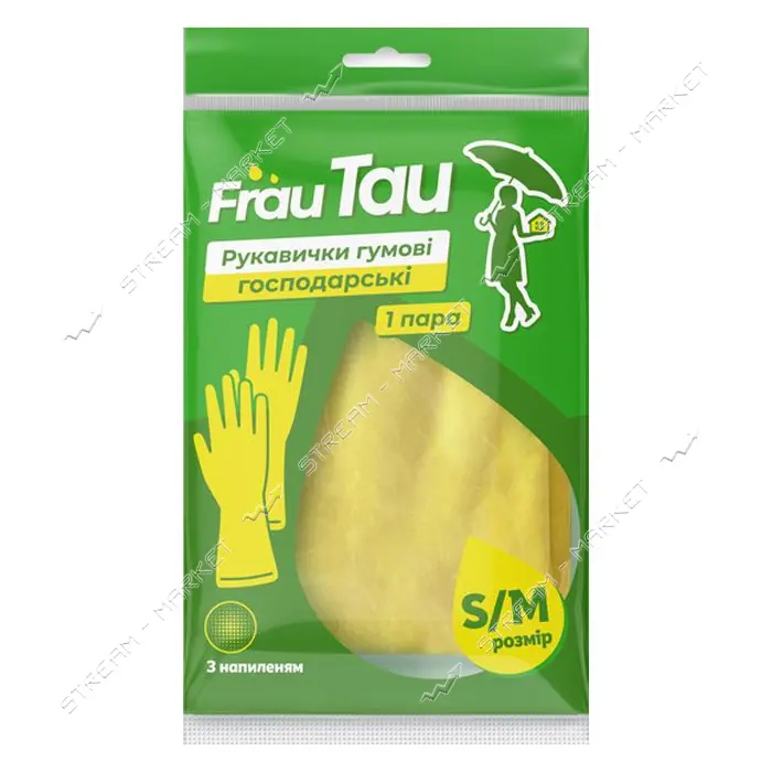Перчатки резиновые Frau Tau S/М                                                                     