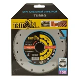 Круг алмазный Triton-tools сегментный турбо 150х1.4х7х22.24