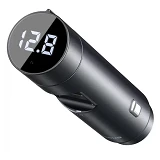 FM-трансмиттер Baseus Energy Column Car Wireless MP3 Charger PPS Quick Charger-English серый