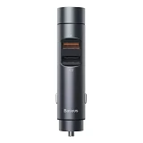 FM-трансмиттер Baseus Energy Column Car Wireless MP3 Charger PPS Quick Charger-English серый